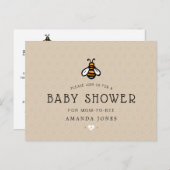 モダンお母さん インビテーションポストカード (正面/裏面)