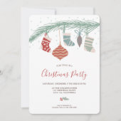 モダンお洒落イラストレーション 招待状 (正面)