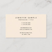 モダンお洒落エレガントテンプレート 名刺 (裏面)