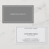 モダンお洒落エレガントデザインプロフェッショナル 名刺 (正面/裏面)