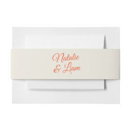 モダンお洒落カラフルファンキー結婚レトロ 招待状ベリーバンド