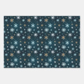 モダンお洒落クリスマス海軍 ラッピングペーパーシート (正面2)