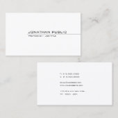 モダンお洒落テンプレート 名刺 (正面/裏面)