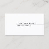 モダンお洒落テンプレート 名刺 (正面)