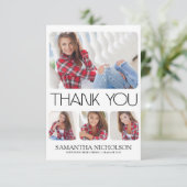 モダンお洒落4 – 写真卒業 サンキューカード (スタンド正面)