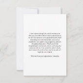 モダンお洒落4 – 写真卒業 サンキューカード (裏面)