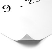 モダンお洒落Black Cat結婚 Welcome ポスター (角)