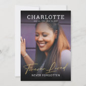 モダンお祝い・オブ・ライフ・フォト・招待状 招待状 (正面)