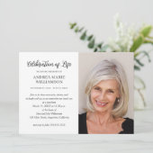 モダンお祝い 招待状 (スタンド正面)