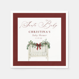 モダンかわいいサエレガントータベビーベビーシャワー スタンダードカクテルナプキン