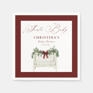 モダンかわいいサエレガントータベビーベビーシャワー スタンダードカクテルナプキン