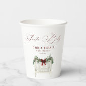 モダンかわいいサエレガントータベビーベビーシャワー 紙コップ (裏面)