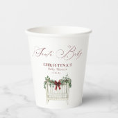 モダンかわいいサエレガントータベビーベビーシャワー 紙コップ (正面)