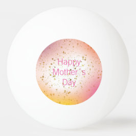 モダンかわいいピンク最高のの母は母の日 卓球ボール