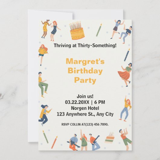 モダンかわいい誕生日パーティー (正面)