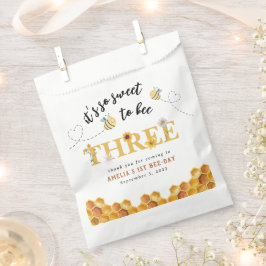 モダンかわいい3歳の誕生日を迎えるのはとても甘い フェイバーバッグ