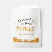 モダンかわいい3歳の誕生日を迎えるのはとても甘い フェイバーバッグ (正面)
