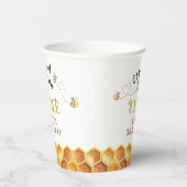 モダンかわいい3歳の誕生日を迎えるのはとても甘い 紙コップ (右)