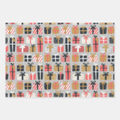 モダンかわいい ラッピングペーパーシート (正面)