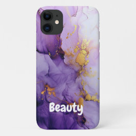 モダンかわいらしフェイクIridescent付き/名前Case-Mate iPhone 11 ケース
