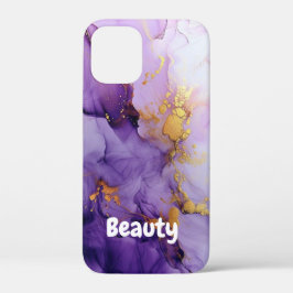 モダンかわいらしフェイクIridescent付き/名前Case-Mate iPhone 12 Mini ケース