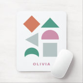 モダンかわいらし名パーソナライズされた称 マウスパッド (マウス)