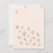 モダンかわいらし赤面ピンクチョウ賛美ズ (裏面)