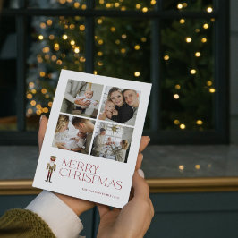 モダンくるみ割りメリータイポグラフィ4 Photo シーズンカード