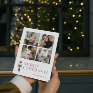 モダンくるみ割りメリータイポグラフィ4 Photo シーズンカード