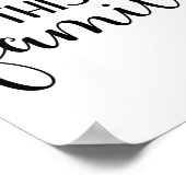 モダンこ賛美の家族引用文タイポグラフィ ポスター (角)