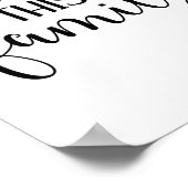 モダンこ賛美の家族引用文タイポグラフィ ポスター (角)