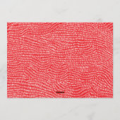 モダンさくらんぼレッドドードルクリスマスフレーム写真 シーズンカード (裏面)