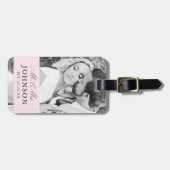 モダンさん結婚の写真ラゲッジタグカスタムミセス ラゲッジタグ (正面横)