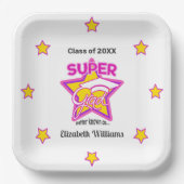 モダンすごい学年 ペーパープレート (正面)