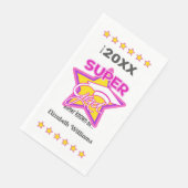 モダンすごいGrad Pink – 名前と年をカスタマイズ (コーナー)