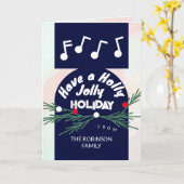 モダンすてきスタイリッシュ休日のクリスマス カード (黄色い花)