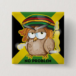 モダンでおかしいジャマイカの「No Problem」 缶バッジ
