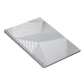 モダンでおしゃれでかっこよく、シンプルで芸術的なパターン ノートブック (右側)