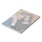 モダンでおしゃれなあなただけの写真とテキストを作成 ノートパッド (回転)