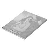 モダンでおしゃれなあなただけの写真とテキストを作成 ノートパッド (回転)