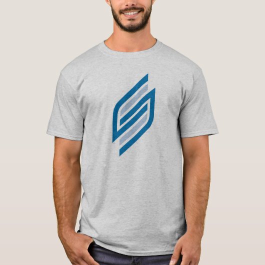 モダンでおしゃれなイニシャルSモノグラム Tシャツ (正面)
