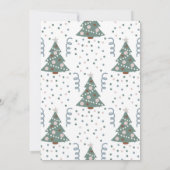 モダンでおしゃれなオーナメント交換パーティーの招待状 招待状 (裏面)