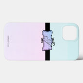 モダンでおしゃれなガーリーストライプ Case-Mate iPhoneケース (裏面 (横))