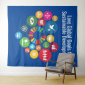 モダンでおしゃれなギフト　持続可能性目標 2030 タペストリー (インサイチュ(横))