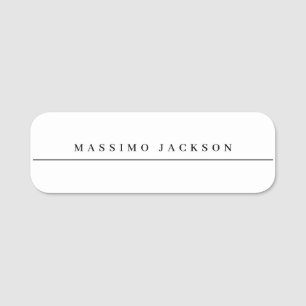 モダンでおしゃれなシンプルデザイン セリフ体 フォント 名札