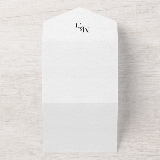 モダンでおしゃれなデザイン | 封入と発送が一体となった招待状 オールインワン招待状 (外側)