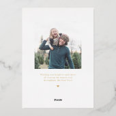 モダンでおしゃれなホリデーカード｜Berry Berry Sweet 箔シーズンカード (裏面)