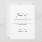 モダンでおしゃれなミニマルデザインの思い出写真カード 招待状 (裏面)