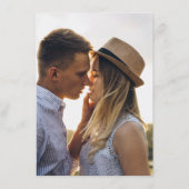 モダンでおしゃれなミニマルフォトウェディングの詳細 エンクロージャーカード (裏面)