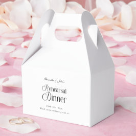 モダンでおしゃれなリハーサルディナー感謝の気持ちを込めて フェイバーボックス